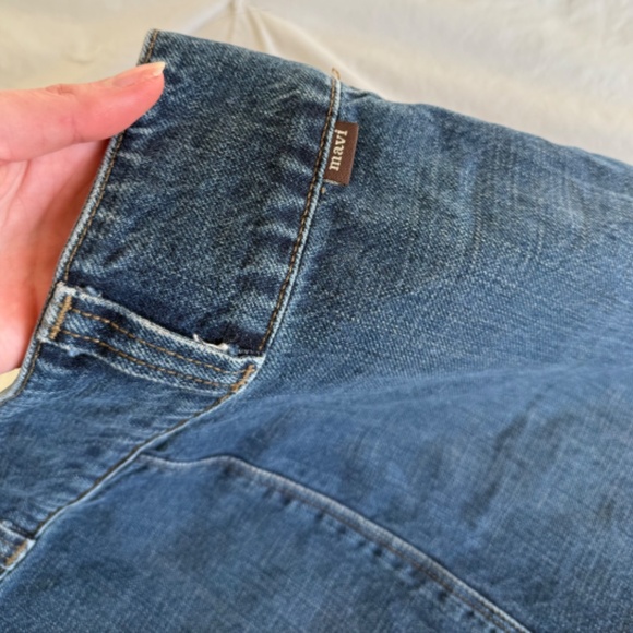 y2k snap denim low-waisted mini skirt - Picture 7 of 9